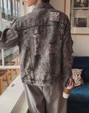 Metro Washing Damage Denim Jacket
