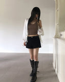 Boick Studded Cotton Shorts