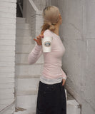 PASTEL SLIM LONG SLEEVE