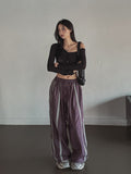 Precky One Shoulder Ribbed Cardigan