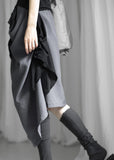 Belted Three-Way Long Skirt