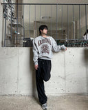 Open 5 Button Regona Washing Sweatshirt