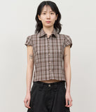 (W) Nue Checked Blouse