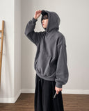 Dark Washing Snap Hoodie