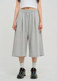 Low Balloon Crop Bermuda Pants