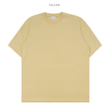 High cotton split short sleeve T-shirt