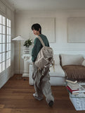 Basic Corduroy Cargo Parachute Pants