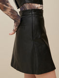 Mini Leather Skirt