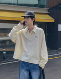 Blank Crop Collar Tee
