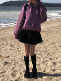 Sio Balloon Pumpkin Belt Mini Skirt