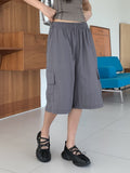 Kanky Nylon Cargo Banding Bermuda Shorts Short Pants