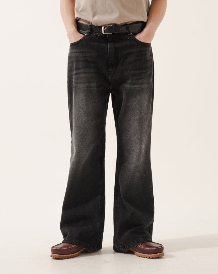 JemutのArizona Flare Denim Pants 全3色 JEMUT (ジェモッ) - アリゾナフレアデニムパンツ / Arizona