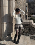 Kewpie Angora Knit Sleeveless Bolero Set