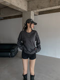 [U-BASIC] Want slit oversized fit long sleeve