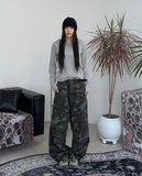 Days Camo Button Cotton Pants