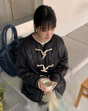 Morinve quilted toggle padded jumper