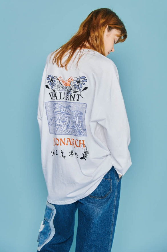 【CPGN STUDIO】Valiant Tiger Long Sleeve CPGN STUDIO (コンパーニョ) - Valiantタイガー長袖Tシャツ