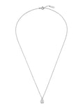 Essence 14K(W) Lab-Diamond Pear Pendant Necklace 1.0CT