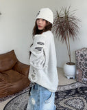 Loaded Layered Damage Knit