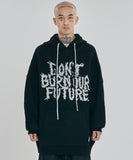 SALE★ Oversized (19)Slogan Wool Knit Hoodie