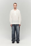 BUTTER CREAM KNIT SHIRTS