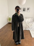 Tept Wool Collar Long Coat