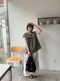 [unisex] Psil Eyelet Summer Nylon Wide Pants