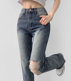 Wide Boot Cut Fit Denim Pants