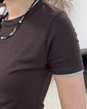 Erin Tencel Crop Short Sleeve Tee