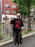 [unisex] Humeco Banding Camo Cargo Wide Pants