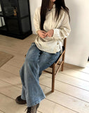 Wayu Stripe Two-Way Shirt