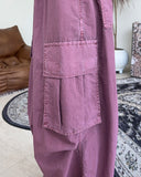 Kud Pigment Nylon Cargo Pants
