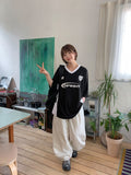 Gothel Jacquard Pintuck Balloon Wide Pants