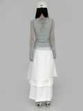 Tsol Unbalanced Wrap Skirt