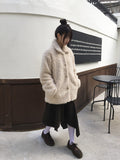 Abin Fur Fluffy Midi Coat