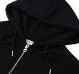 Elbow Ribbon Hood Zip-Up
