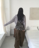 Meno Leopard Cross Shoulder Bag