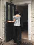 Kero Frill Wide Banding Pintuck Cargo Pants