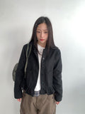 Skimbe Frill Hood Short Coat