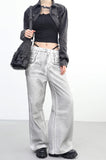 Noise Button Ribbed Sleeveless