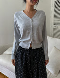Smoothie Raglan Semi-Crop Cardigan SET - Scrunchie, Cardigan