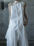 Asib Unbalance Sleeveless Blouse