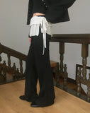 Into Wool Tiered Frill Wrap Skirt