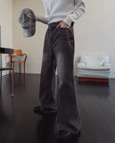 Cardis Laser Flare Denim Pants