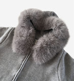 Blooming knit jacket