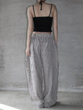 Summer Seersucker Striped Pants