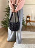 Moban Padded Cloud Quilting Shoulder Bag