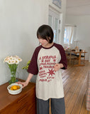 [unisex] Momoku color matching printing over short sleeve tee