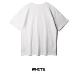 Work Basic Double Cotton Plain Short Sleeve