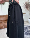 Hyde Button Bermuda Pants